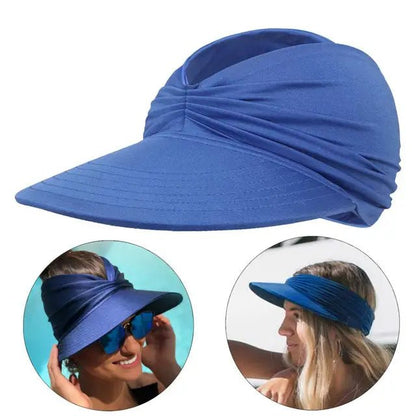 Visera de ala ancha para mujer con detalle trenzado-Accessories for Women-Casaluzia