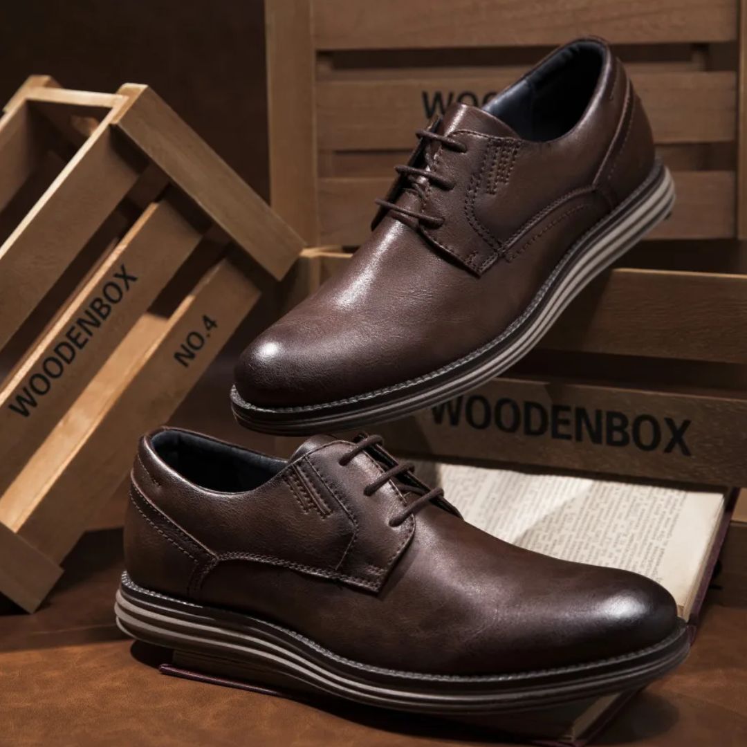 Zapatillas Derby con cordones para hombre con suela en contraste-Footwear for men-Casaluzia