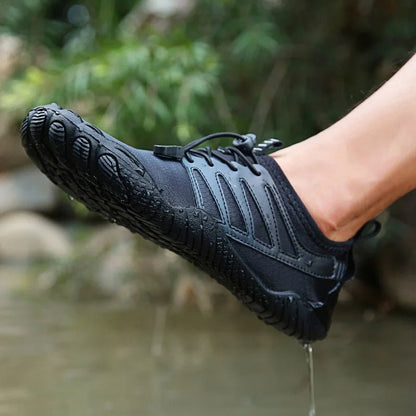 Zapatos acuáticos sin cordones para hombre con cierre de ajuste-Footwear for men-Casaluzia