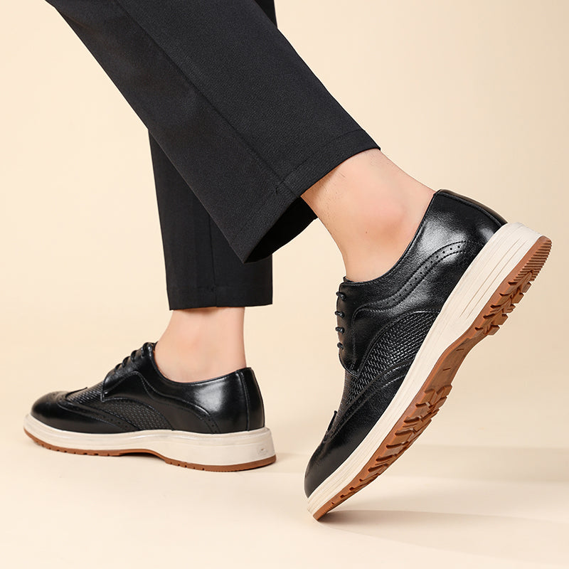 Zapatos Brogue con Cordones y Diseño Wingtip para Hombre-Footwear for men-Casaluzia