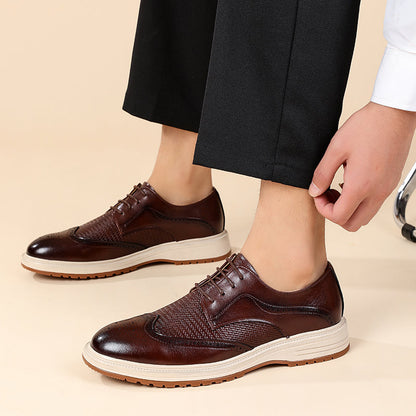 Zapatos Brogue con Cordones y Diseño Wingtip para Hombre-Footwear for men-Casaluzia