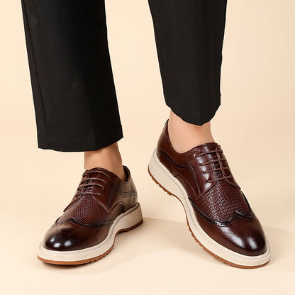 Zapatos Brogue con Cordones y Diseño Wingtip para Hombre-Footwear for men-Casaluzia