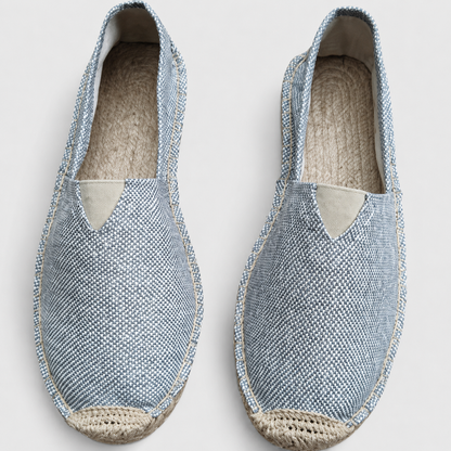 Zapatos de Mujer Estilo Alpargata sin Cierre con Borde Trenzado en la Suela-Dress shoes for men-Casaluzia