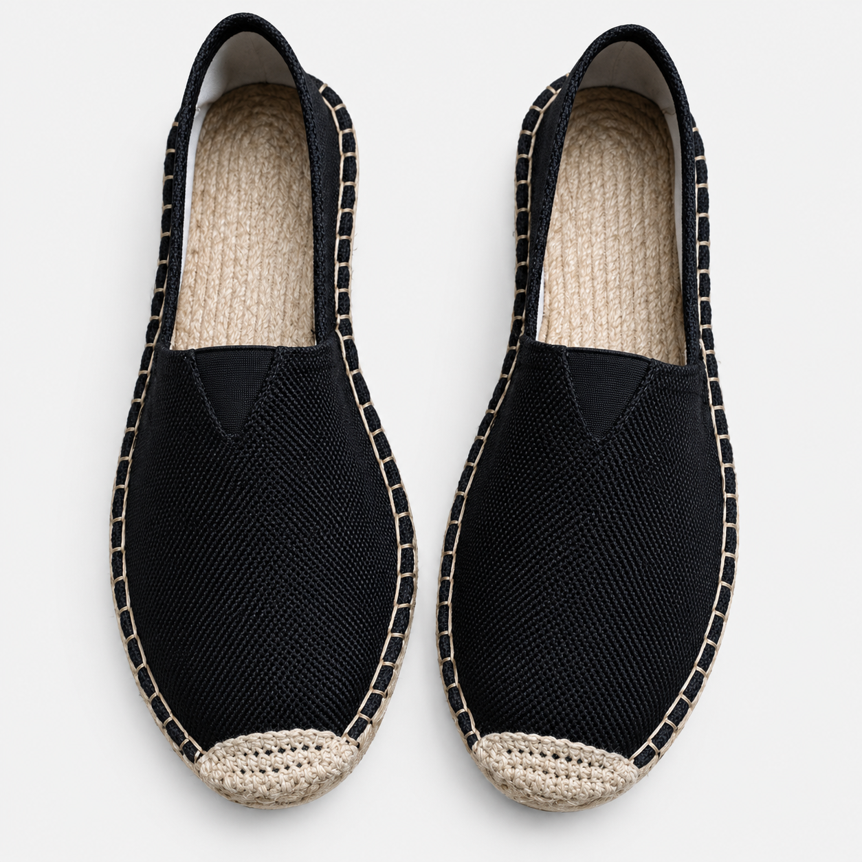 Zapatos de Mujer Estilo Alpargata sin Cierre con Borde Trenzado en la Suela-Dress shoes for men-Casaluzia