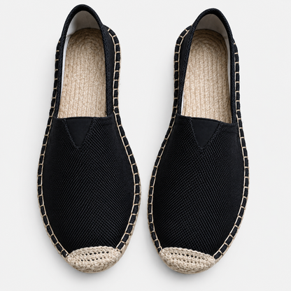 Zapatos de Mujer Estilo Alpargata sin Cierre con Borde Trenzado en la Suela-Dress shoes for men-Casaluzia